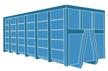 container - Collecte de déchets metzervisse - Benne de recyclage thionville
