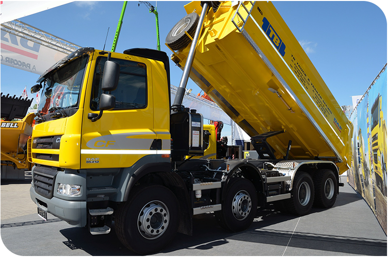 camion benne - valorisation de déchets metz